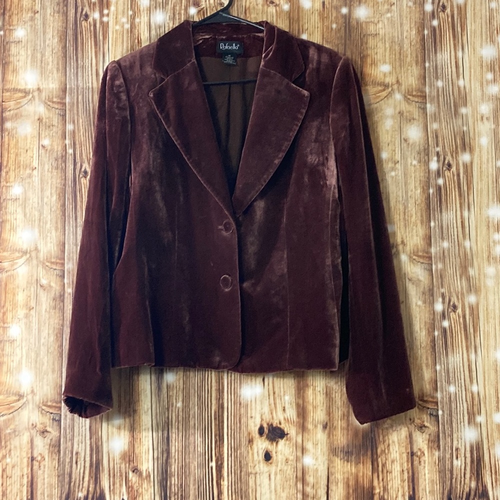 Velvet blazer